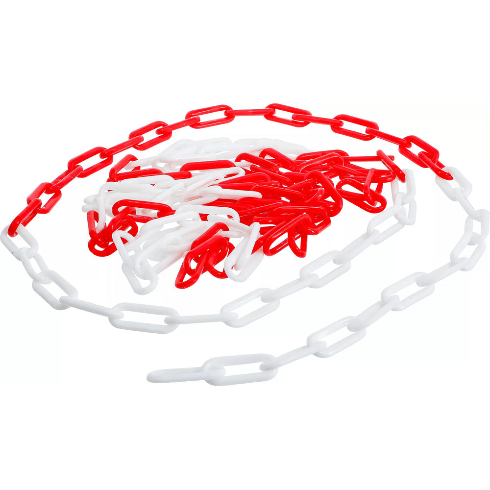 BGS - Absperrkette | Rot-Weiß | Kunststoff | 5 m - 80809