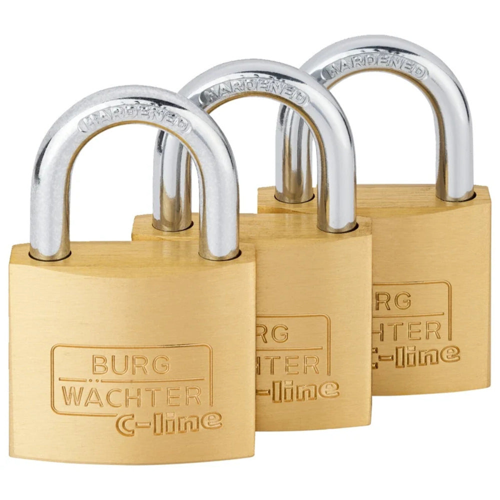 Burg-Wächter - Vorhangschloss-Set Trio 222 40 SB - 299418