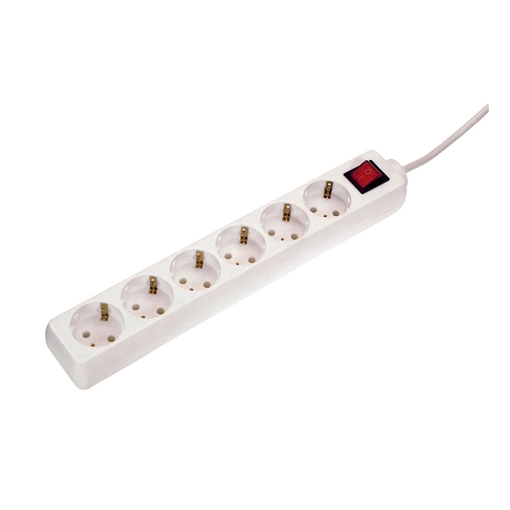as Schwabe - 6fach Steckdosenleisten mit Schalter - 11501