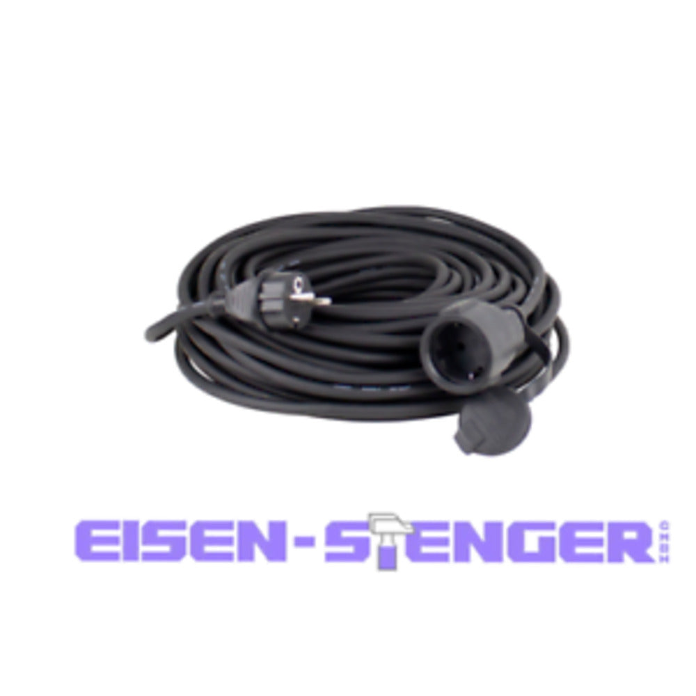 as Schwabe Gummi Verlängerungsleitung für den Außenbereich, schwarz 10 m 60310