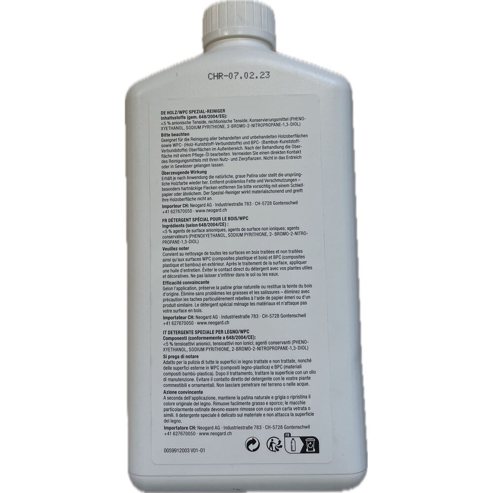 Gloria - Holz/WPC Reiniger 1l - 001120.0000