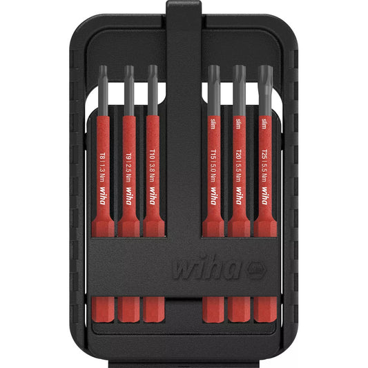 Wiha - Bit Set slimBit electric TORX® 6-tlg. - 43153