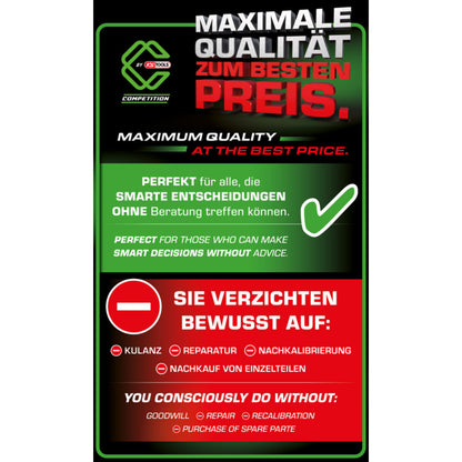 KS Tools - 1/2" COMPETITION Ratschen-Drehmomentschlüssel, 20-200 Nm - 512.0015
