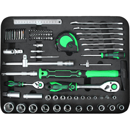 KS Tools - COMPETITION 1/4"+1/2" Universal-Werkzeug -Satz, 147-tlg - 512.0147