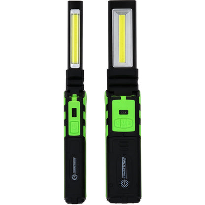 KS Tools - COMPETITION LED-Arbeitslampen-Set 2-tlg, dimmbar, mit Powerbank