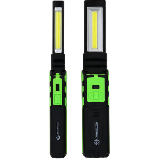 KS Tools - COMPETITION LED-Arbeitslampen-Set 2-tlg, dimmbar, mit Powerbank