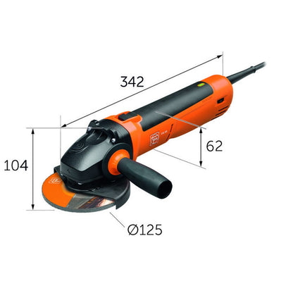 Fein - Winkelschleifer CG 15-125 BL - 72226760000 MP
