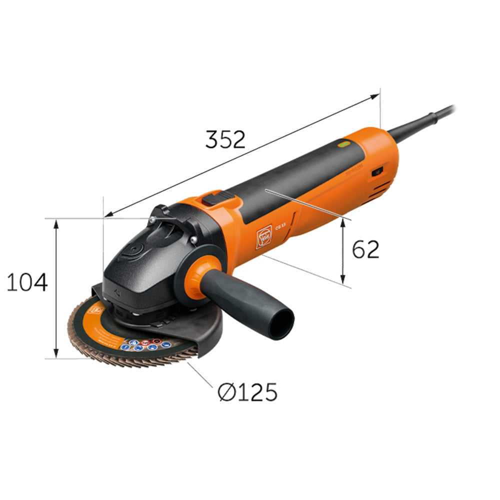 Fein - Winkelschleifer CG 15-125 BL Inox - 72228660000 MP