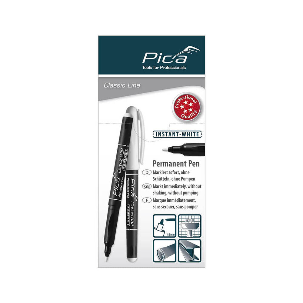 Pica - Pica Classic INSTANT-WHITE Pen 1 Marker - 532/52