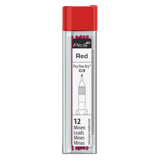 Pica - Fine Dry 0.9 Rot 12 Minen - 7031