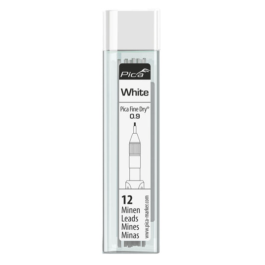 Pica - Fine Dry 0.9 Weiß 12 Minen - 7032