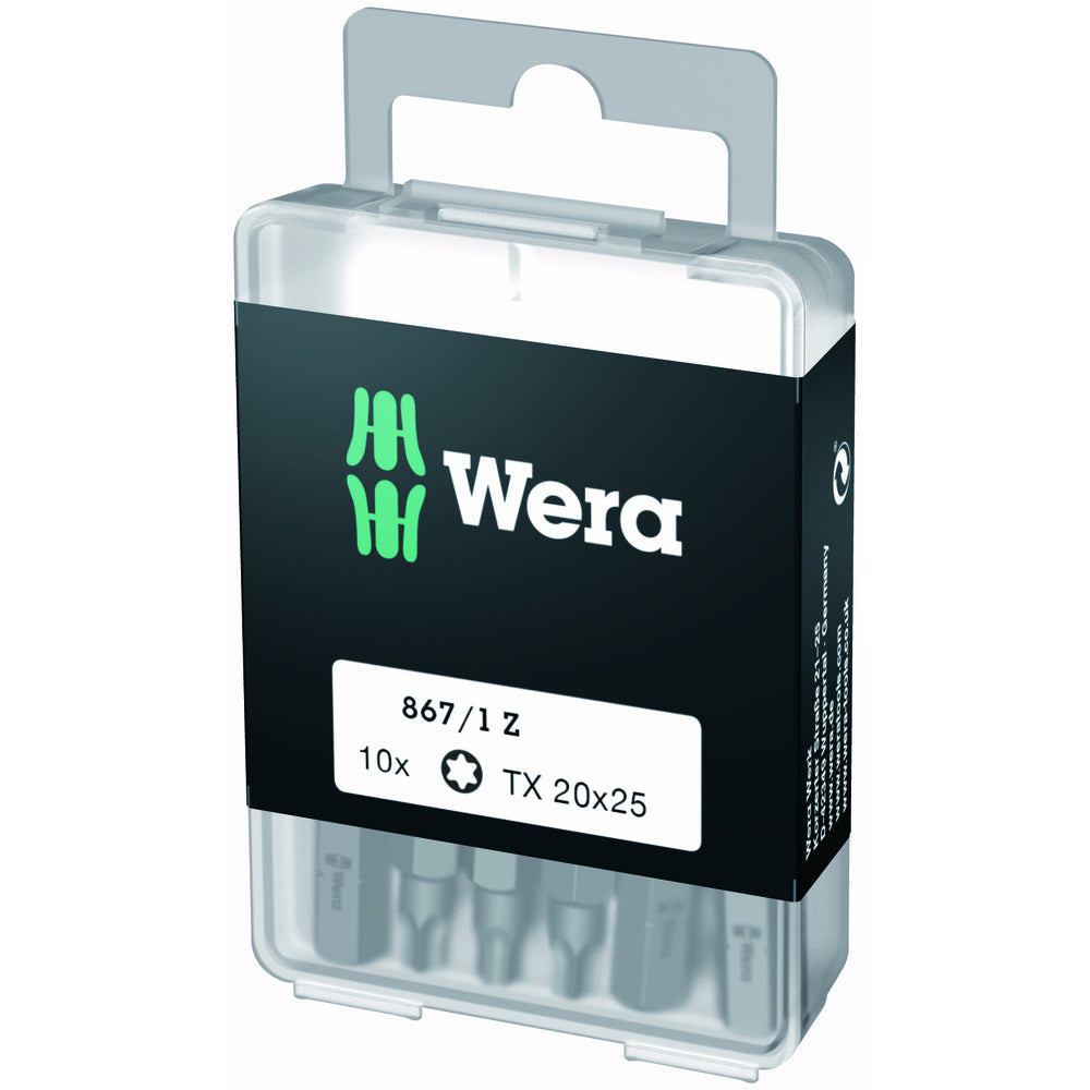 Wera - TORX-Bits DIY-Box, TX 20x25 mm -05072408001