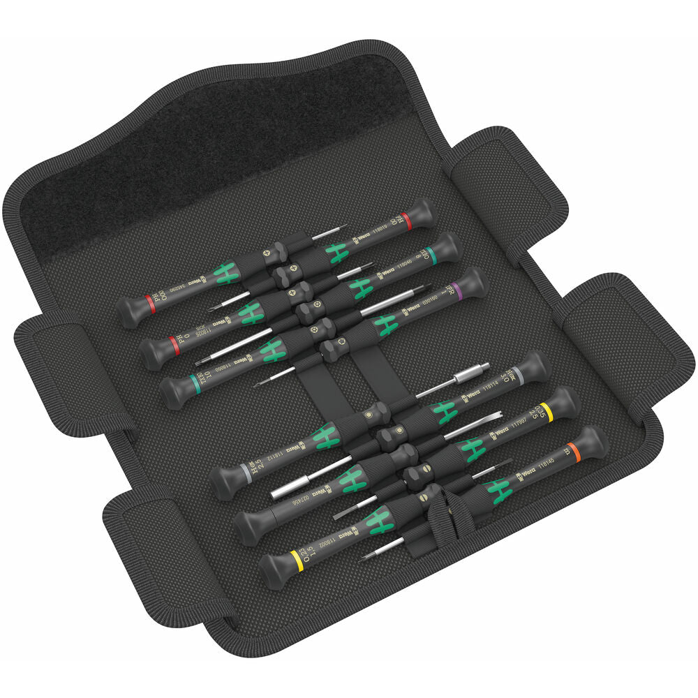 Wera - Kraftform Micro 12 Electronics 1 Elektronik-Schraubendrehersatz 12-teilig - 05073677001