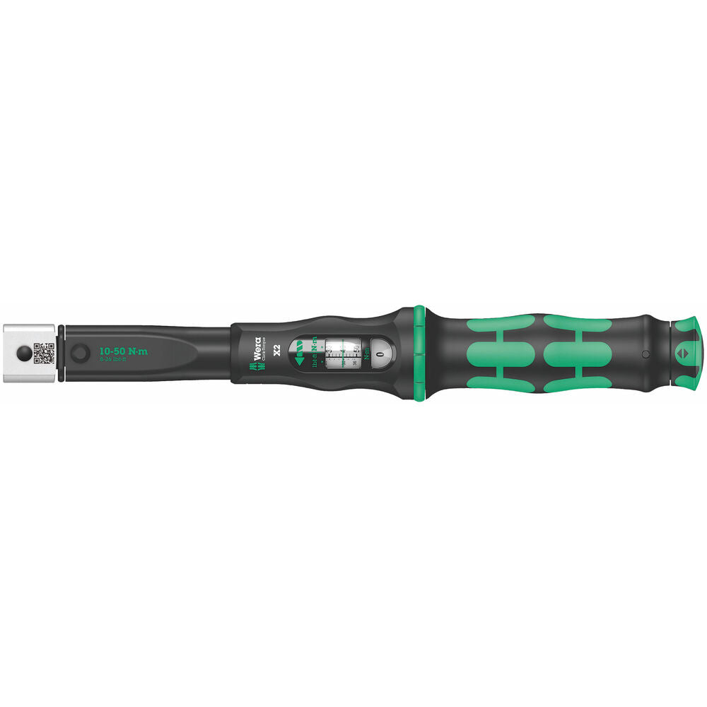 Wera - Click-Torque X 2 Drehmomentschlüssel für Einsteckwerkzeuge, 10-50 Nm - 05075652001