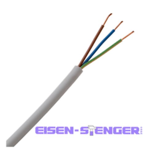 Kopp - Feuchtraumleitung, Mantelleitung NYM-J 3Gx1,5mm², 3-adrig, 5m, grau - 150805849