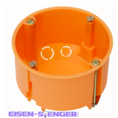 Kopp -  Hohlwandschalterdose, Ø68mm, Dosentiefe: 47mm, orange, IP30 - 346700004