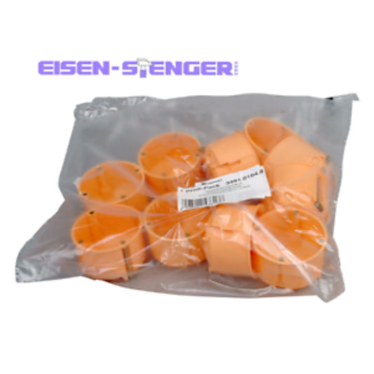 Kopp - Hohlwandschalterdose, Ø68mm, Dosentiefe: 47mm, orange, IP30, Profi-Pack: 10 Stück - 349101048
