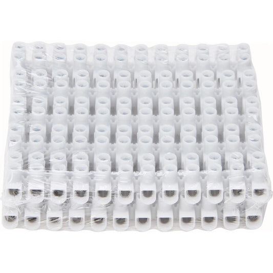 Kopp - Lüsterklemmleiste, 12-polig, 2,5-4mm², weiß - 357400041