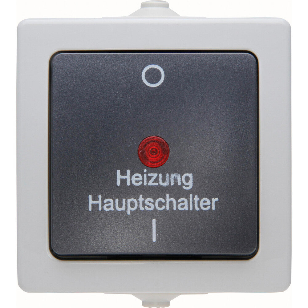 Kopp - NAUTIC – Heizungshauptschalter, Farbe: grau - 565356002