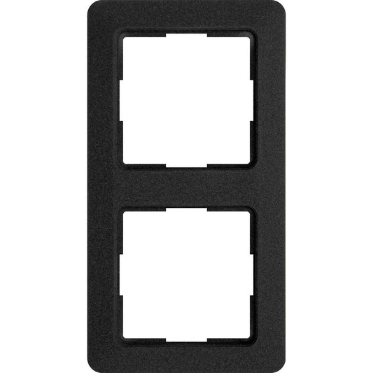 Kopp - MILANO – Abdeckrahmen 2-fach, Farbe: anthrazit - 305715069