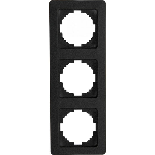 Kopp - MILANO – Abdeckrahmen 3-fach, anthrazit - 305815062