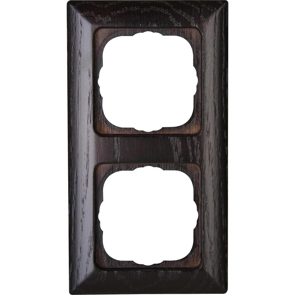 Kopp - MILANO – Abdeckrahmen 2-fach, Farbe: wenge - 306637063