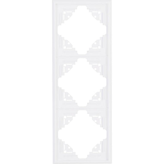 Kopp - MALTA – Abdeckrahmen 3-fach, Farbe: arktisweiß - 309313069