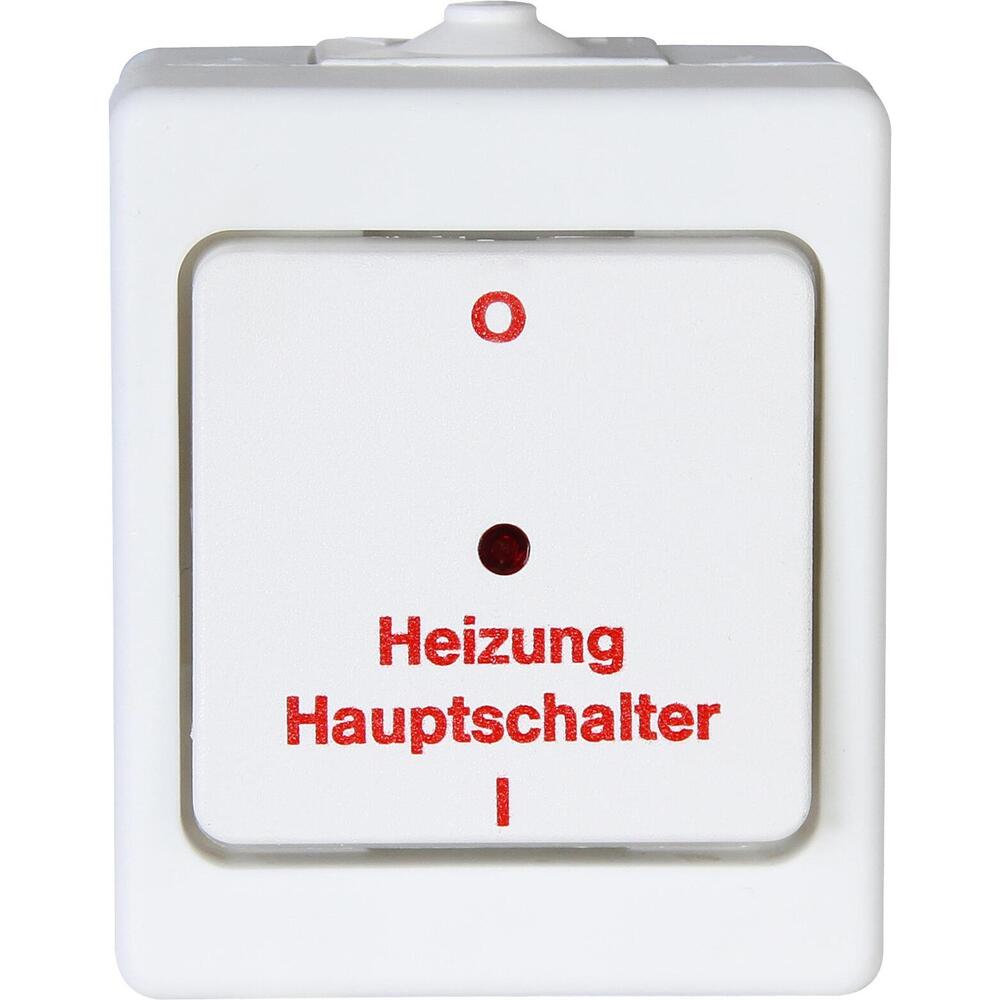 Kopp - Heizungshauptschalter, Farbe: arktisweiß - 567302005