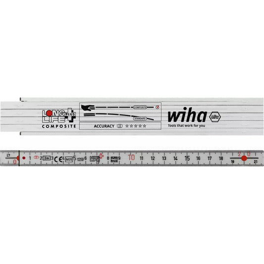 Wiha - Gliedermaßstab Longlife® Plus Composite 2 m - 41020054