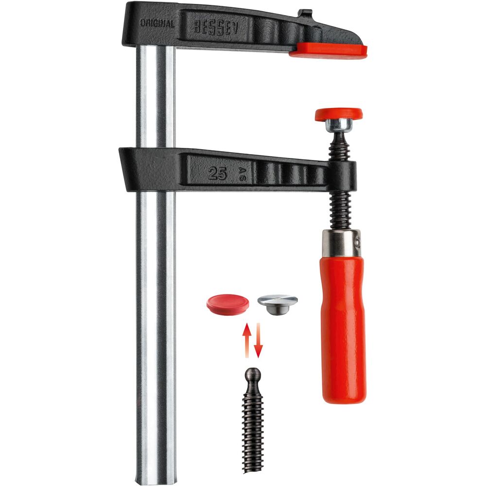 Bessey - Temperguss-Schraubzwinge TG 160/80
