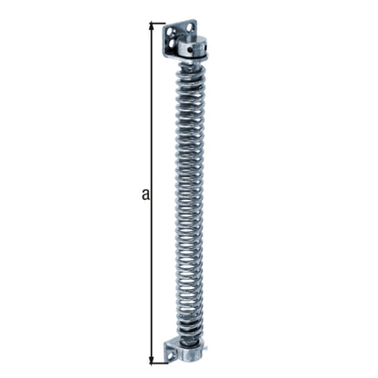 Alberts - Torfeder,gelb vz,zum Anschrauben,280 - 204808