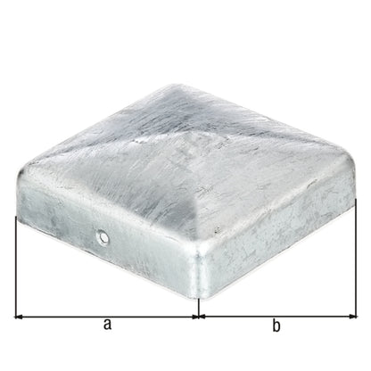 Alberts - Pfostenkappe für Holzpfosten, eckig,90x90 - 205843