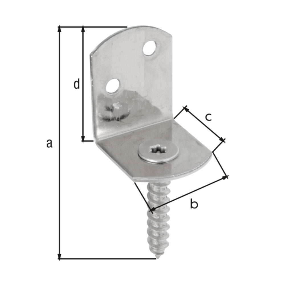 Alberts - Flechtzaunhalter,L-Form,VA83x32 - 213336