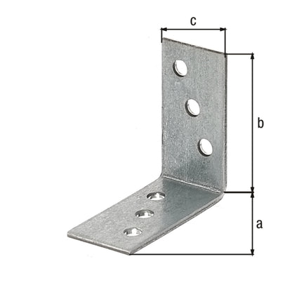 Alberts - Winkelverbinder, 40x40x20 mm, 25Stk. - 330187