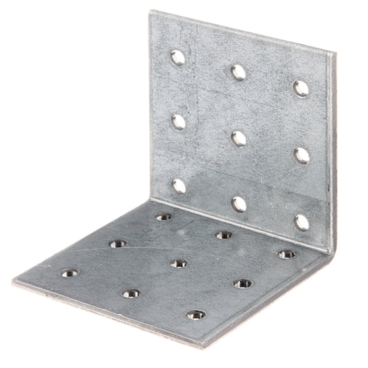 Alberts - Lochplattenwinkel, 60x60x60 mm, 5St. Stahl roh, sendzimirverzinkt - 330545