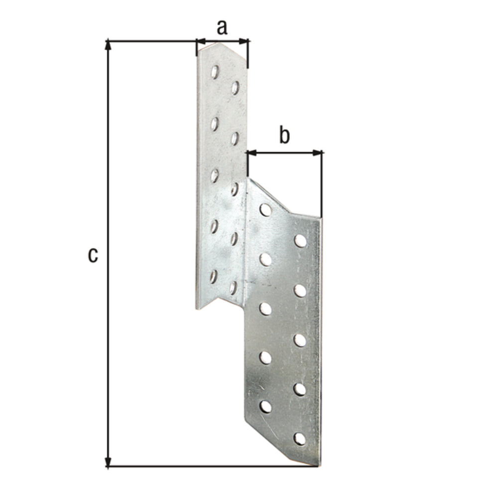 Alberts - Sparren-Pfettenanker, 32x32x170 mm, 12 stk. - 330941