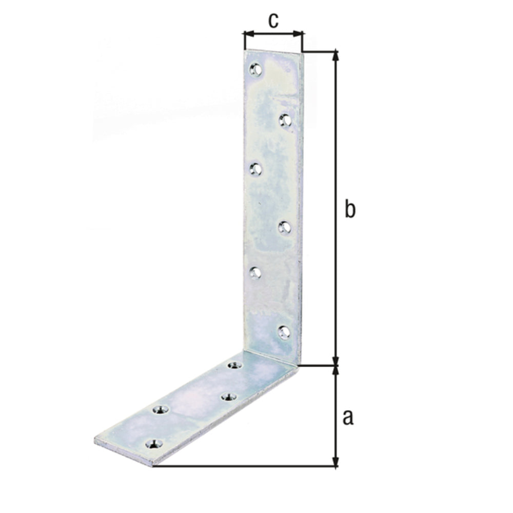 Alberts - Balkenwinkel | galvanisch verzinkt dickschichtpassiviert | 160 x 240 x 50 mm - 334154