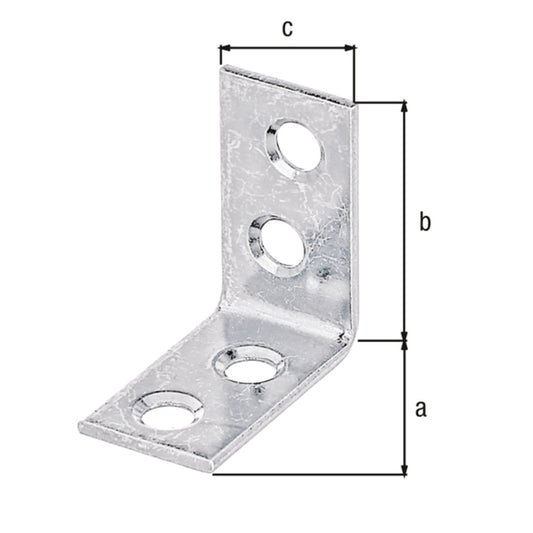 Alberts - Stuhlwinkel, gelb, 25x25x14, 50St - 339463