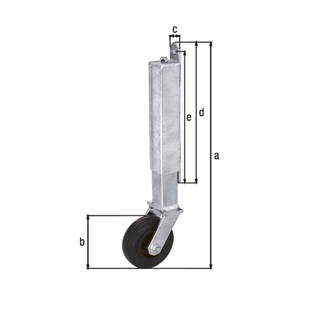 Alberts - Torlaufrolle,f.Tore bis70kg,fvz,zA,Ø100 - 416850