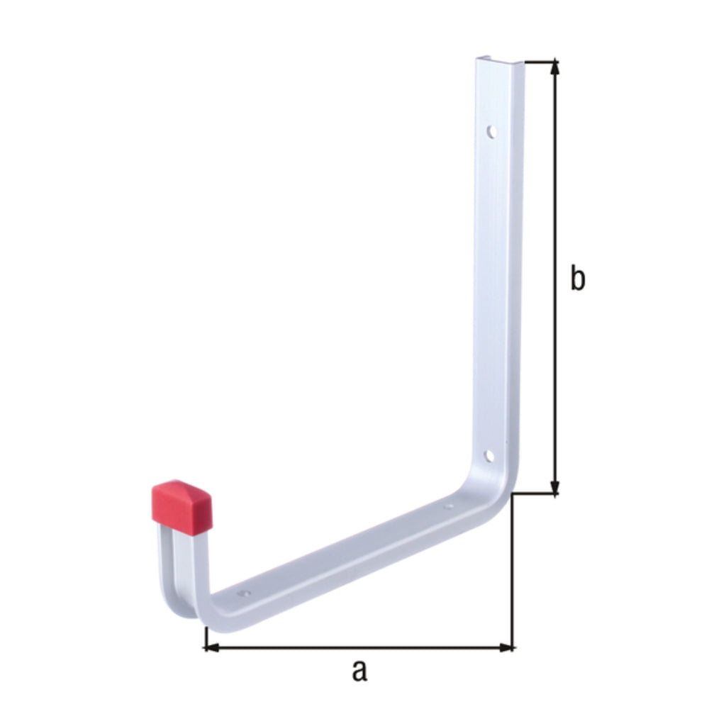 Alberts - Wandhaken, ALU, 200x190 - 805555