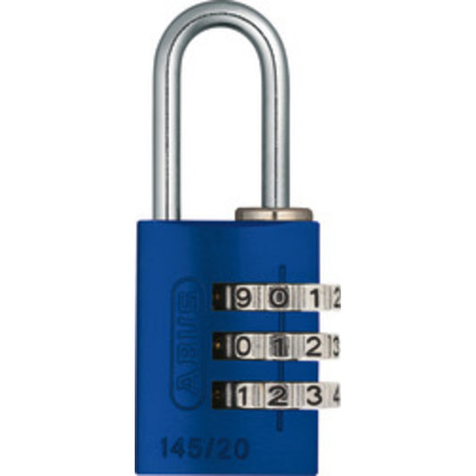 ABUS - Zahlenschloss 145/20 blau Lock-Tag - 466052