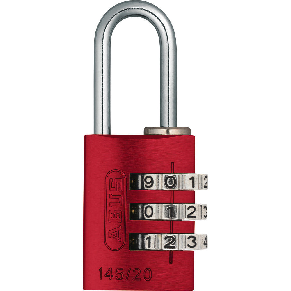 Abus - Zahlenschloss 145/20 rot Lock-Tag - 46606