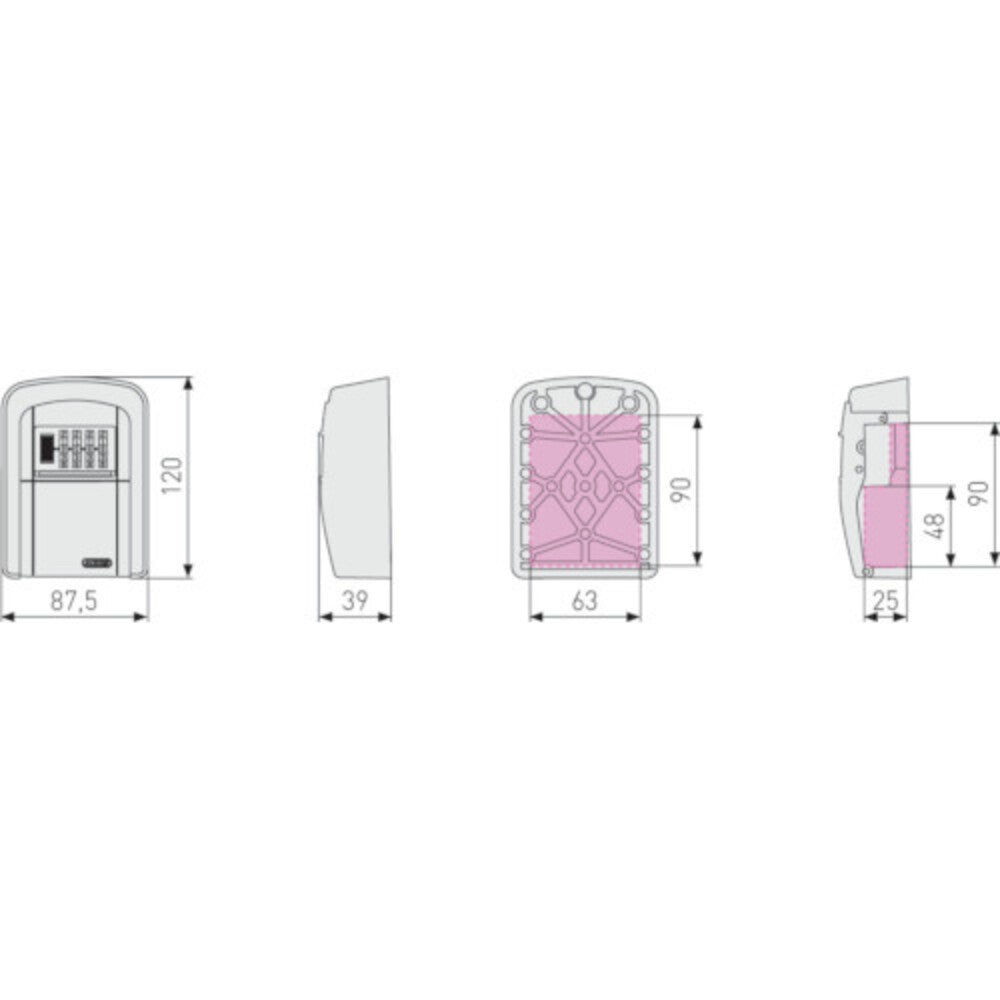 Abus - KeyGarage™ 707 Wandmontage - 40264