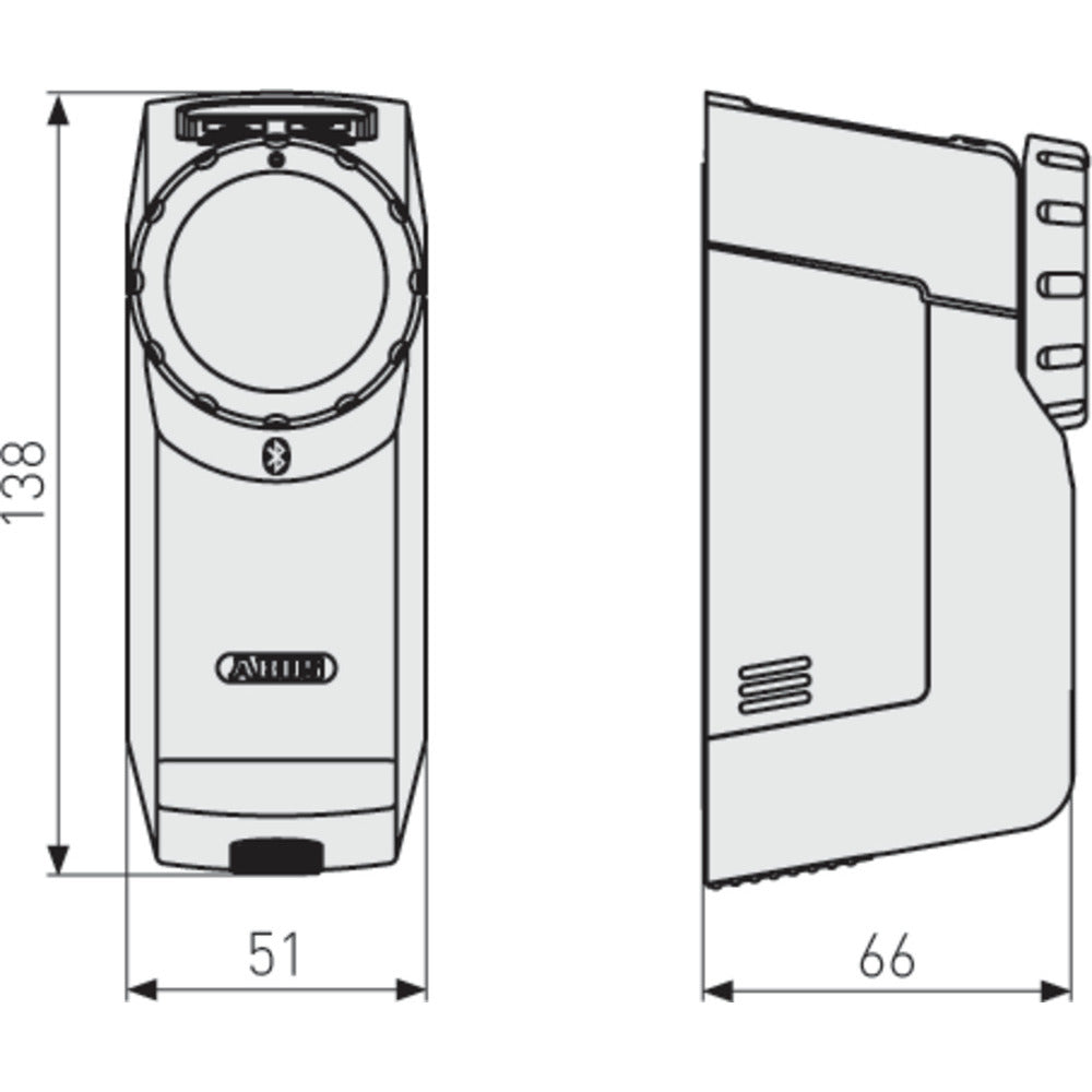 Abus - Bluetooth®-Türschlossantrieb HomeTec Pro CFA3100 weiß - 88311