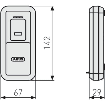 Abus - Bluetooth®-Fingerscanner HomeTec Pro CFS3100 silber - 05478
