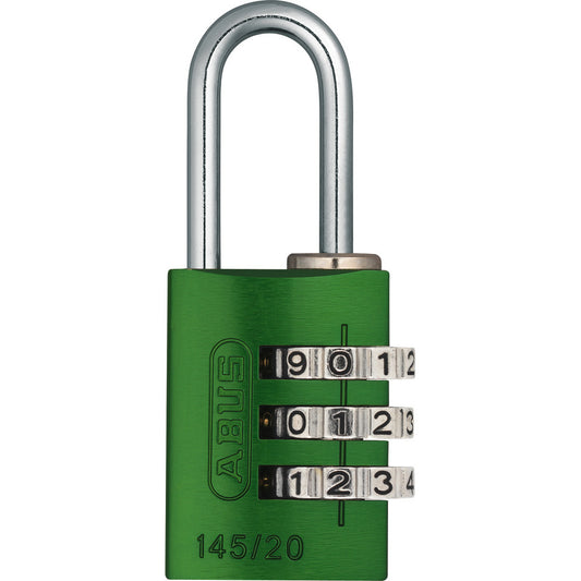 Abus - Zahlenschloss 145/20 grün Lock-Tag - 46608