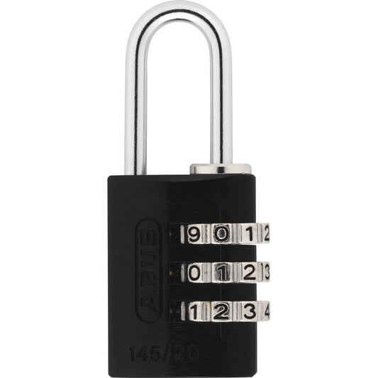 Abus - Zahlenschloss 145/20 schwarz Lock-Tag - 34611