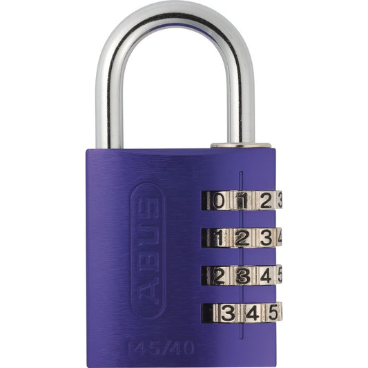 Abus - Zahlenschloss 145/40 lila Lock-Tag - 48811