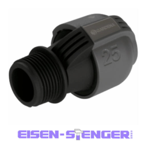 Gardena - Sprinklersystem Verbinder, 25 mm x 1-Außengewinde - 02763-20