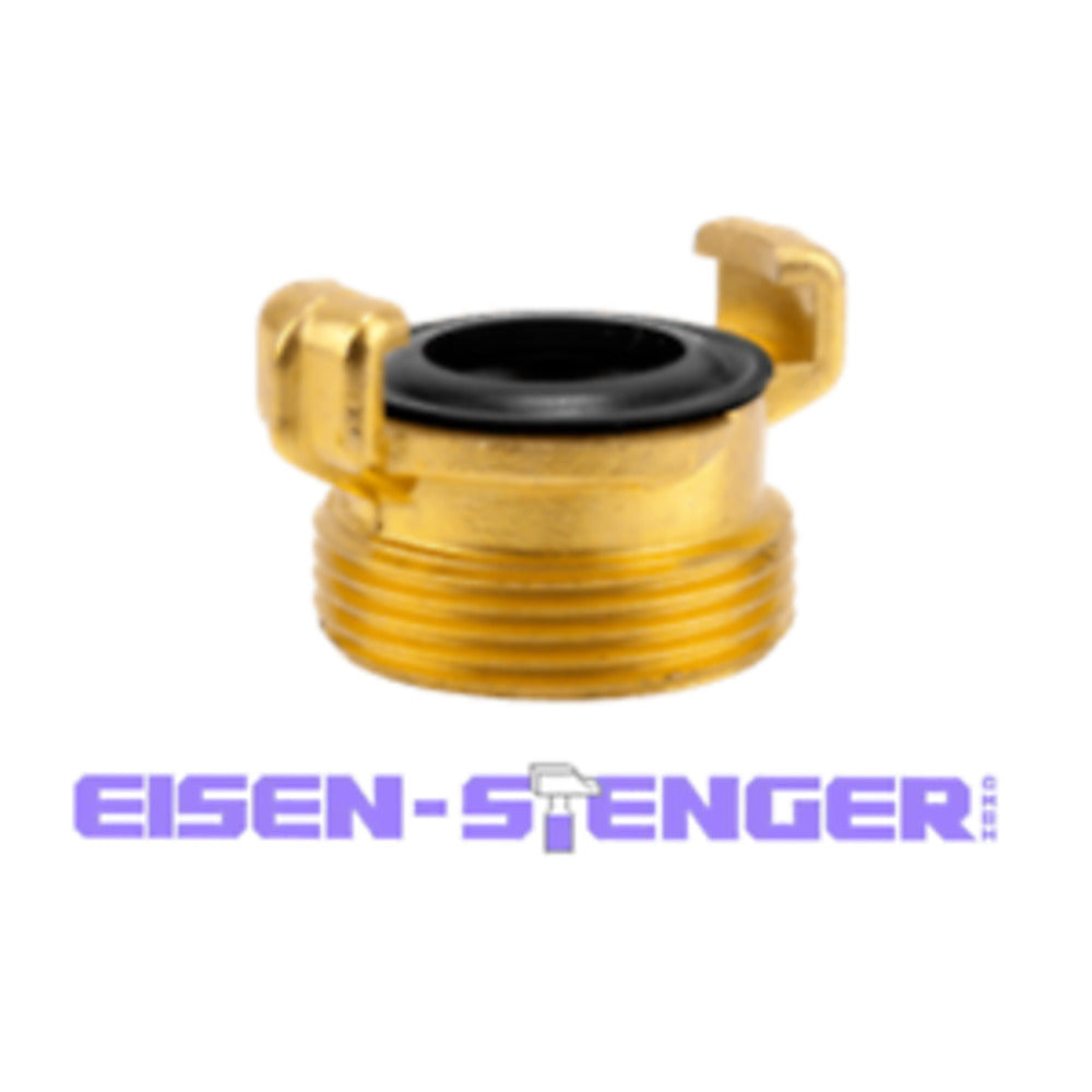 Gardena - Messing-Schnellkupplungs-Gewindestück  mit Außengewinde, 42 mm (G 1 1/4)-Gewinde - 07116-20